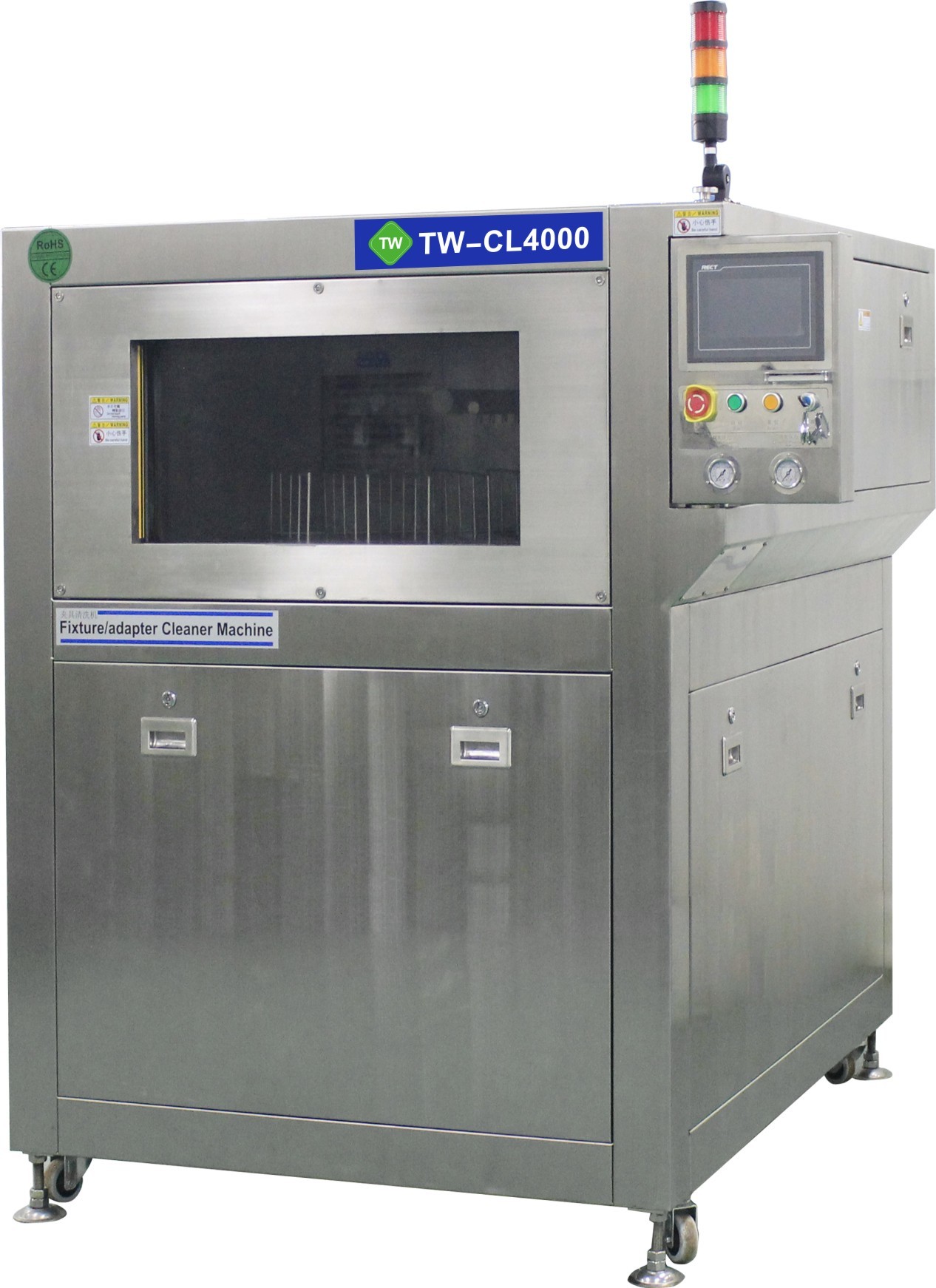 CE Stable Pallet Flux Cleaning Machine , Practical Automatic Wave Solder Cleaner