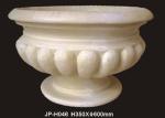 Hand Carved All Weather Sandstone Flower Pots Customized