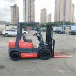 Toyota 3 Ton 4.5 Meter Lifting Height Used Diesel Engine Forklift Three Stages