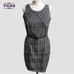 Women fashion high quality black summer dress 2017 luxury women dresses in cheap