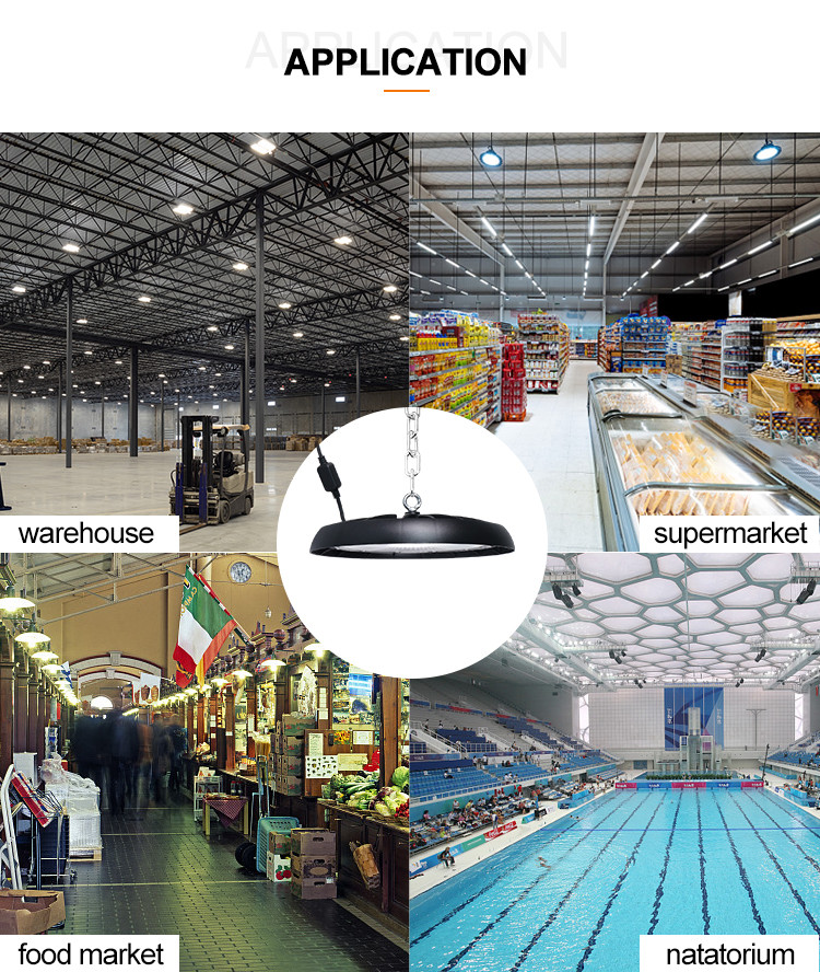 LED Warehouse Ceiling Light with CCT - Energy-Efficient, High-Quality, High-Brightness, Waterproof, High Lumen Output