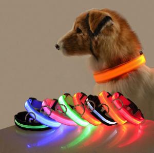 Wholesale Abs Usb Led Dog Collar Lead Collar For Dogs with Water Resistant Flashing Light from china suppliers