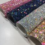 Shoes Abrasion Resistant 0.7mm 54/55' Chunky Glitter Fabric