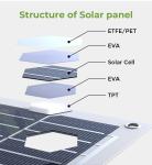 300w 10kw Solar Flexible Photovoltaic Panels Kit For Home 220v IP65 Waterproof
