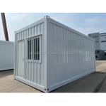 20 FT Modern Prefabricated Steel Garage with Sandwich Panel Door Aluminum Alloy
