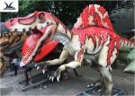 Custom Sized Life Like Dinosaur Models Made Of Steel / Life Size Garden Animals