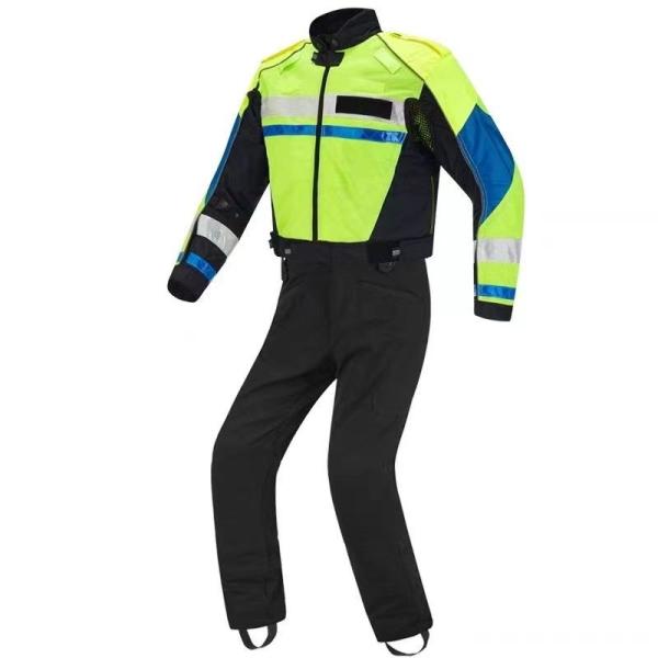 Hi Vis Vest Police High Visibility Jacket Spring Autumn Traffic Patrol Rescue
