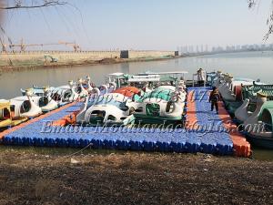 China Plastic hdpe modular floating dock to thailand on sale