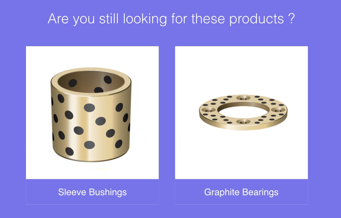 graphite plugged bronze bushing