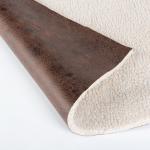 100% Polyester Sherpa Fleece Teddy Bonded Suede Knitted Fabric for Garment