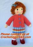 Hand made elephant toy easy knit wool toy, Crocheted Craft Crochet Animal Rabbit