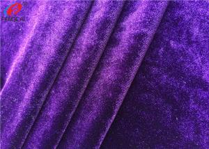 Wholesale Micro Korea Velvet Shiny Spandex Velvet Cloth Textile Fabric For Skirt / Dress from china suppliers