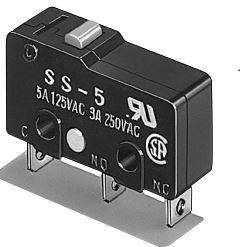 Wholesale SS-5-FT OMRON Switch Snap Action SPDT Pin Plunger 5A 250VAC 30VDC 0.49N Screw Mount from china suppliers