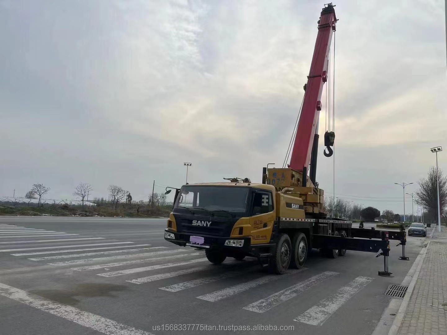 Hydraulic Cylinder SANY Used SANY 55 Ton Crane Excellent Performance Construction Machine