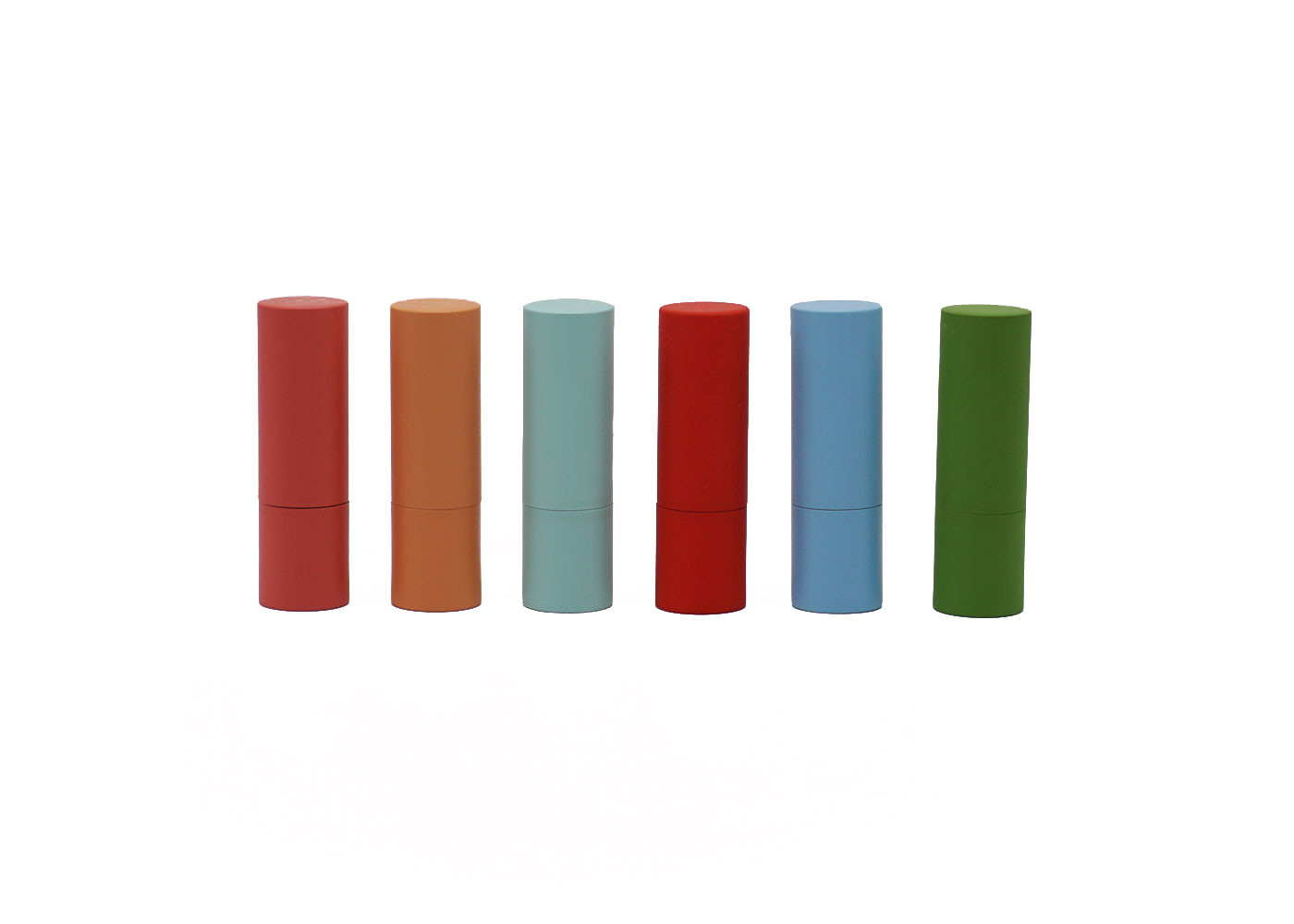 Colorful Aluminum Magnetic 3.8g Lip Balm Container Tube