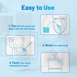 Compact ODM Eco Friendly Toilet Bowl Cleaner Strips Safe Removes Stains