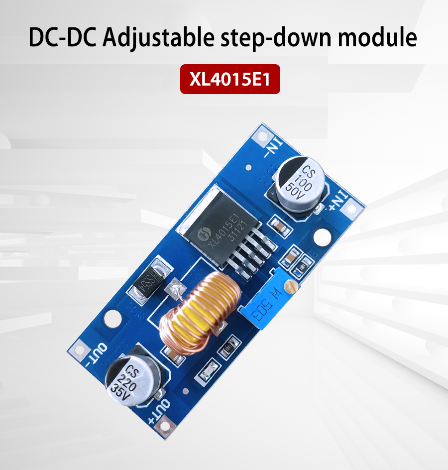 CA-4015 5A DC-DC step down board 4~38V high power Low ripple far beyond LM2596 XL4015E power supply module