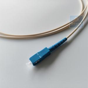Wholesale Armored Fibre Optic Pigtails SC UPC 3.0mm Ivory Lszh Fibre Optic Cable Flame Resistant from china suppliers