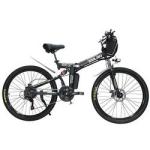 21 Speed Electric Folding Bike Lightweight ， MX300 Lithium Battery Ebike Fat 26