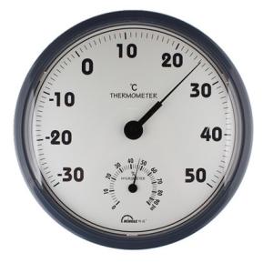 Wholesale Round Elegant Indoor Outdoor Thermometer With Temperature / Hygrometer Reading from china suppliers