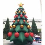 Outdoor Yard Giant Blow Up Inflatable Christmas Tree With Gift For Decoration