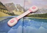 Double Push Button Toddler Safety Cabinet Locks , Door Handle Locks For Child