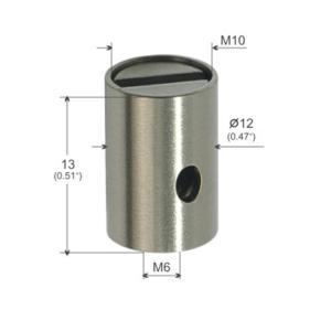 Wholesale Nickel Surface Ceiling Mounted Cable Coupler for Hanging System YW86265 from china suppliers