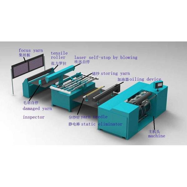 21/42 Inch High Speed Direct Warping Machine In Textile Warping Machine ZYTT