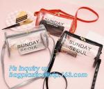 ZIP BARREL BAG, Cosmetic bag PVC in cylinder shape, Cylinder Round Folable See