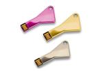 Customized Metal 1GB - 64GB 2.0 3.0 USB Flash Pen Drive Key Shaped