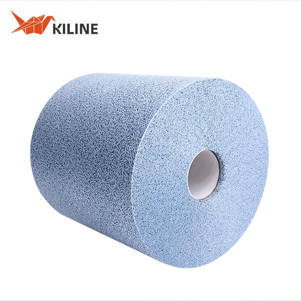 Car Cleaning Lint Free Industrial Cleaning Cloth Oil Absorbention 100% PP Blue