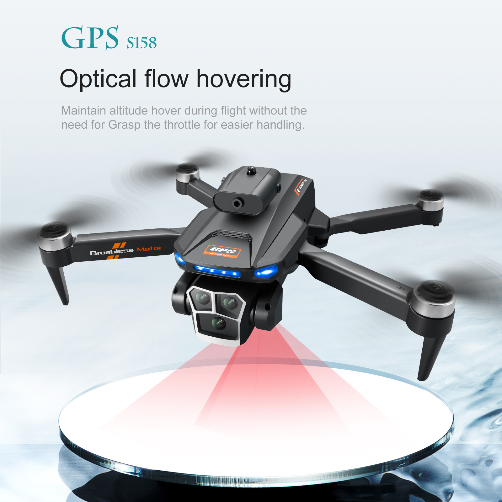 Maximum Flight Time S158 Mini Drone Foldable Quadcopter RC Dron with Obstacle Avoidance and Optical Flow Positioning