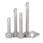 1 1/4 3.5 Stainless Steel SS410 Hexagon Head Hex Self Drilling Tek Screw For