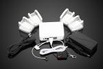 COMER anti-theft alarm system clear acrylic cell phone display holders charger