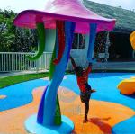 ODM Swimming Pool Child Water Splash Pad Sprinkler Jellyfish For Kids