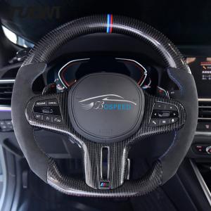 Wholesale Alcantara Bmw G20 G28 G30 Carbon Fiber Steering Wheel Customization from china suppliers