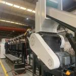 500kg/H Chip PET Plastic Recycling Recycling Line 14mm Finished