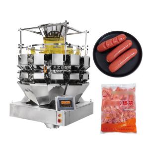 Wholesale Small Sausage Belt Combination Weigher Packing Machine Pure Meat Sausage Multihead Weigher from china suppliers
