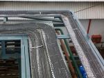 European Standard Aluminum Cable Tray Roll Forming Machine 1.5 Inches Chain