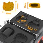 110v 220v AM-02CO Non Stick Pan Animal Shaped Hello Kitty Ice-cream Waffle Cone