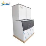 Stainless Steel Large Cube Ice Machine Maker For Bar 1000kg 3800W