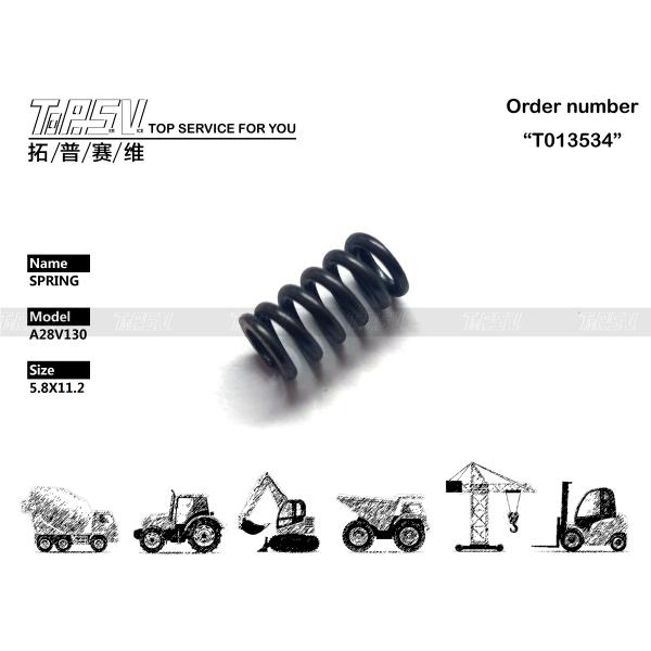 179-6916 A28V130 Heavy Duty Compression Springs For Excavator Hydraulic Fan
