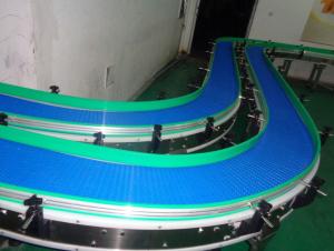 Wholesale Assembly Line Industrial Transfer Green Stainless Steel Roller Belt Conveyor Modular Belt Conveyor from china suppliers