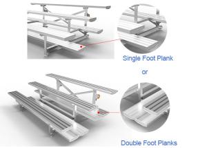 Wholesale Outdoor Portable Aluminum Grandstands Anti Rusting With Bench Seat from china suppliers