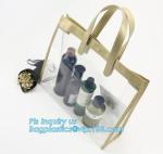 Logo printed Slider zipper Clear pvc bag for package Vinyl transparent pvc bag