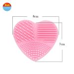 Household Items Dish Wash Scrubber , Heart Shaped Dish Cleaning Brush