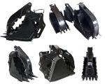 High Strength Mechanical Excavator Thumb Attachments OEM ODM for excavators