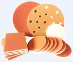 Abrasive Soft Foam Sponge Pad Sanding Disc Sheet 100x75mm Orange Purple Brown