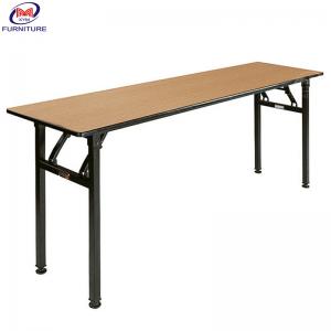 Wholesale 6ft Rectangle Hotel Banquet Table PVC Plywood Folding For Wedding from china suppliers