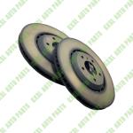 For Bentley Bentayga Rear Brake Rotors x2 OEM 4M0615601N